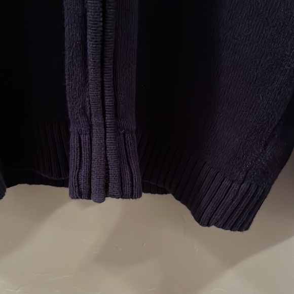 Women’s Long Sleeved Sweater, Black, Size XXL (16), Place, Zips up - Picture 4 of 6